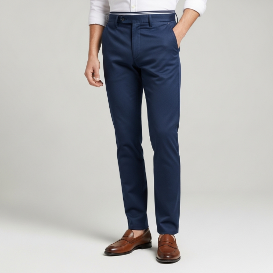Atlas Slim-Fit Esnek Pamuklu Chino Pantolon