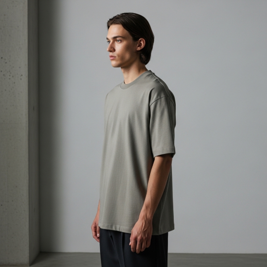 Core Heavyweight Bisiklet Yaka Relaxed Tişört