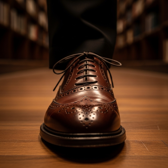 Oxford Legacy: El İşçiliği Detaylı Hakiki Deri Erkek Brogue Ayakkabı